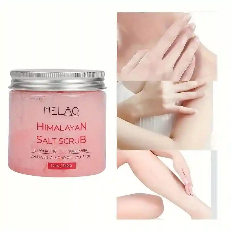 Himalayan Salt Scrub with Collagen - Face & Body Exfoliating Treatment Scrubs Treatments Tidesmit
