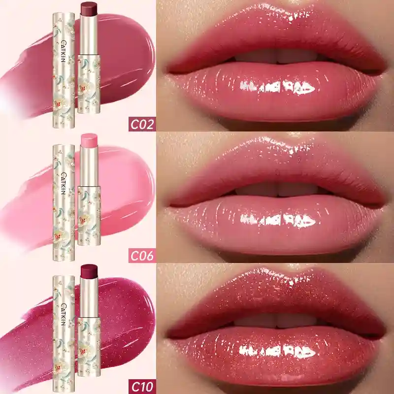 Moisturizing Tinted Lip Balm - Hydrating Lip Care with 6 Vibrant Shades Lip Care C02 C06 C10 Tidesmit