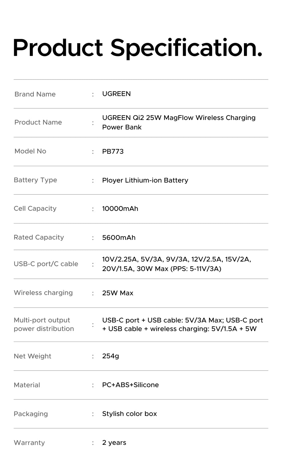 10000mAh Magnetic Power Bank 25W Fast Charger for iPhone 17 by Tidesmit Tidesmit