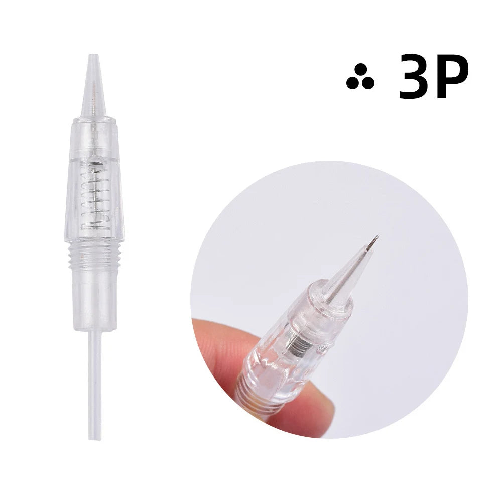 Tidesmit PMU Machine for Eyebrows and Lips – Precision Red Device Permanent Makeup Machines 3P Needles-30pcs Tidesmit