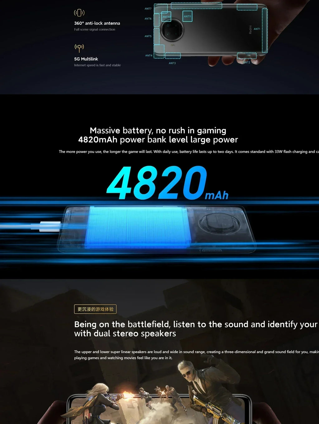 Xiaomi Global Firmware Redmi Note 9 Pro 5G Smartphone 108MP 4820mAh Qualcomm Snapdragon 750G 6.67-inch 33W used phone Tidesmit