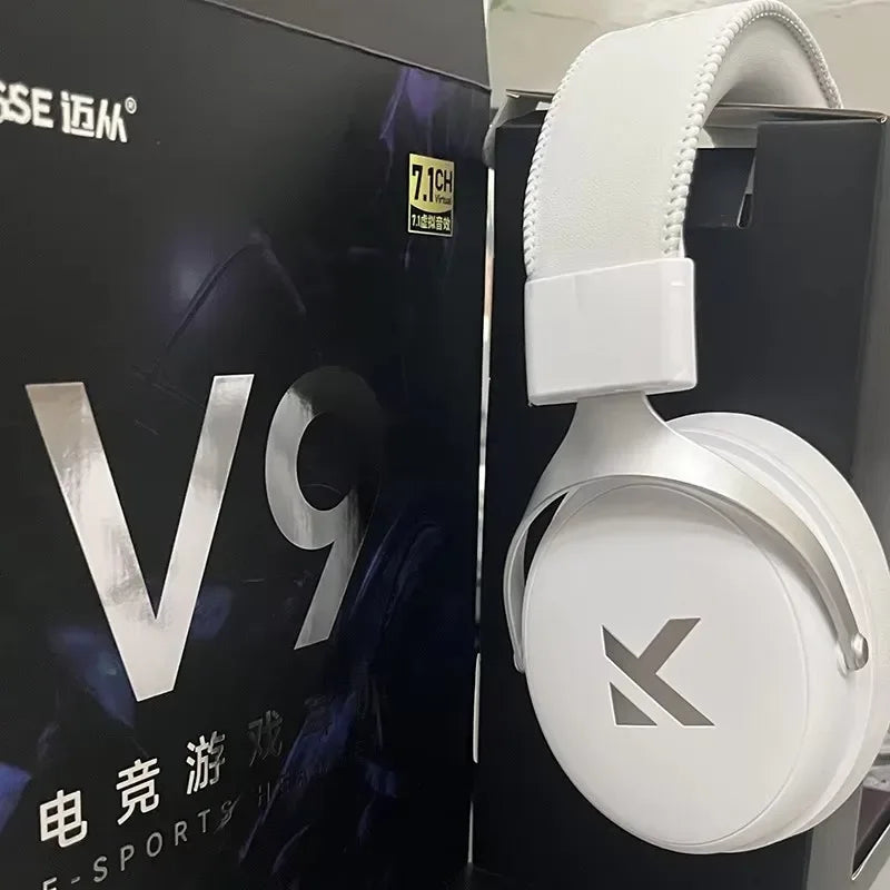 Tidesmit V9 Pro Wireless Gaming Headset Noise Canceling Tri-Mode Tidesmit