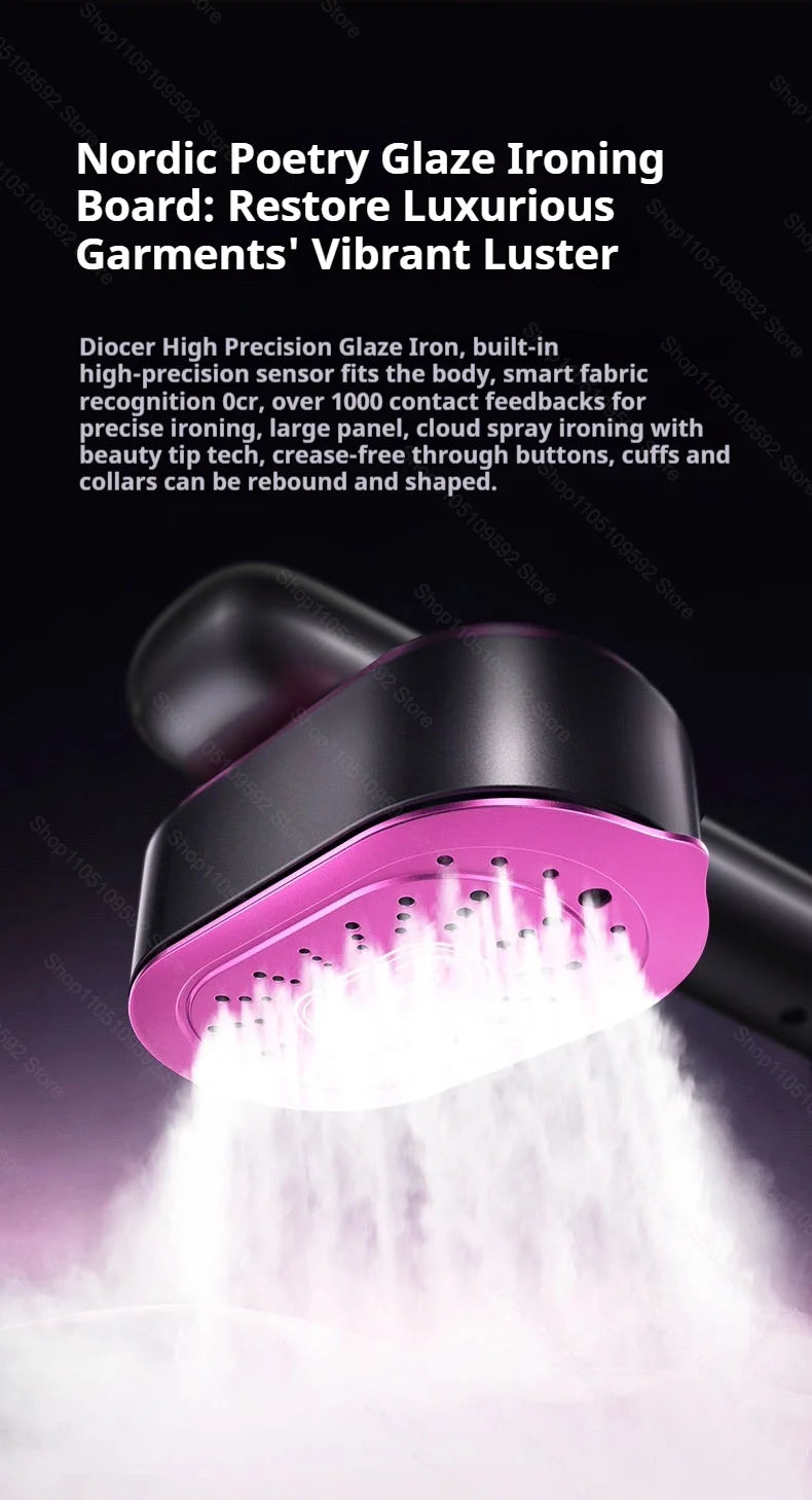 Tidesmit portable mini handheld steam iron showing compact design for fast travel clothes steaming and fabric care
