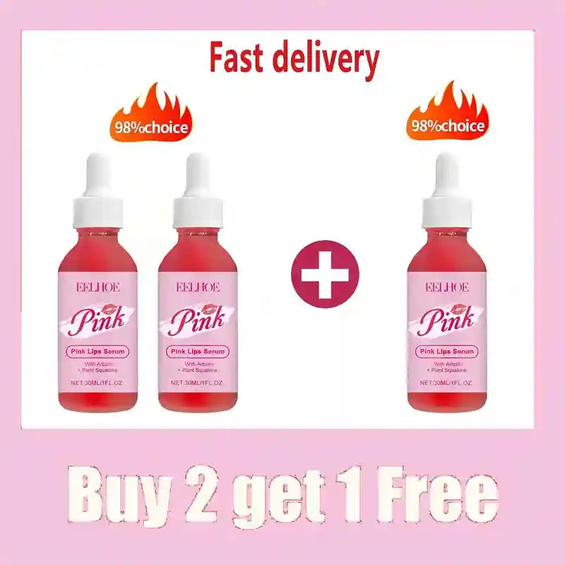 Lip Plumping Serum: Hydrating Anti-Wrinkle Treatment by Tidesmit Lip Care 3pcs Tidesmit