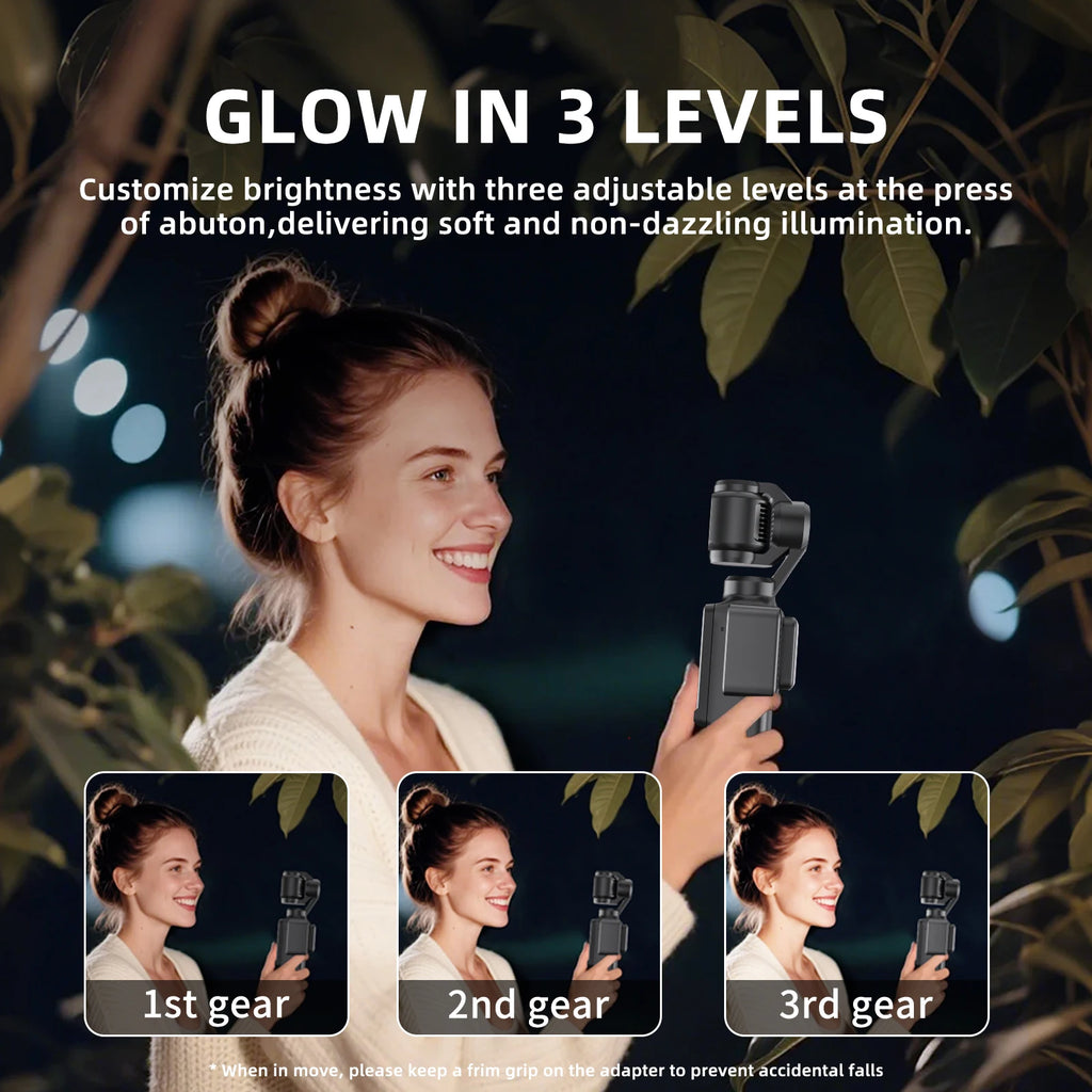 Pocket 3 Magnetic LED Fill Light for Content Creation Tidesmit