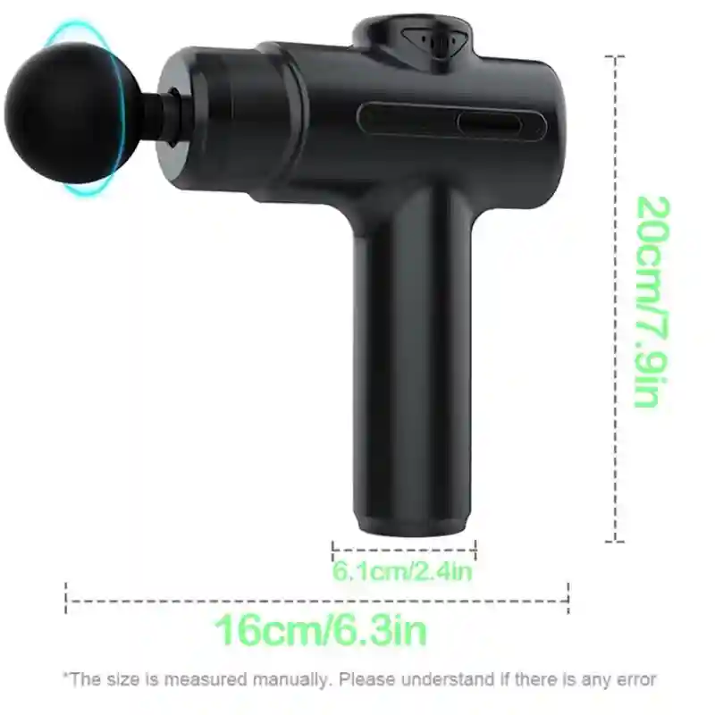 Deep Tissue Massage Gun - Percussive Therapy for Muscle Recovery Fascia Gun Tidesmit
