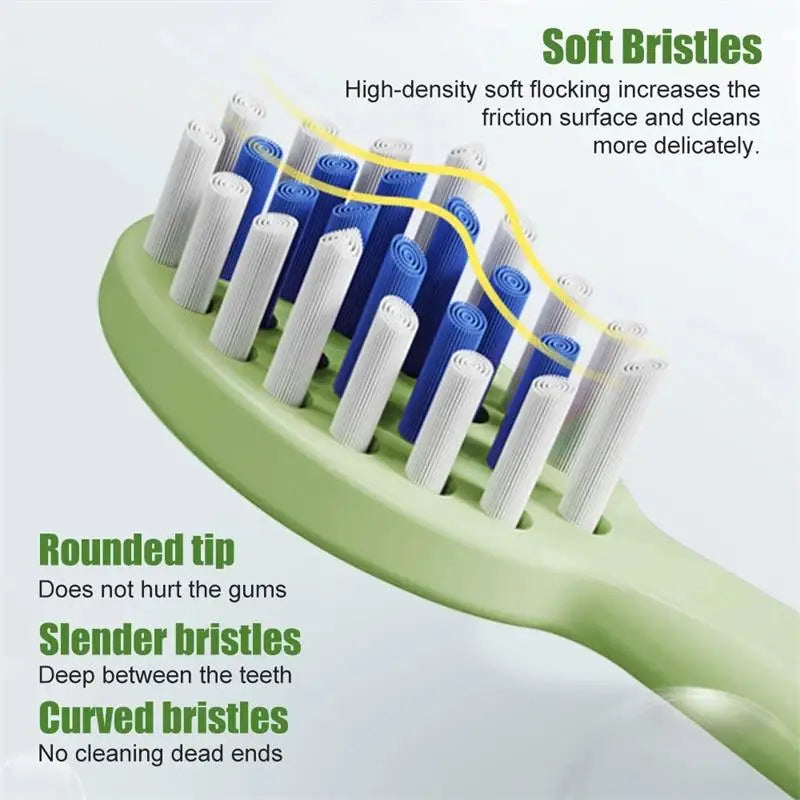 USB Sonic Child Electric Toothbrush Rechargeable Colorful Cartoon Brush Kids Automatic IPX7 Waterproof With Replacement Heads