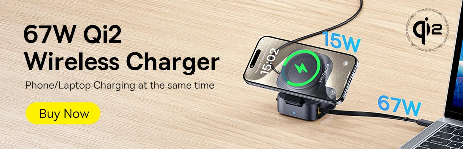 15W MagSafe Compatible Wireless Charger for iPhone 16 Series Tidesmit