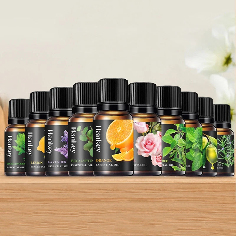 10ml Essential Oils For Humidifier Aromatic Diffuser Lavender Sakura Rose Coffee Sandalwood Lemon Fragrance Oil Making Candles