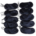 10Pcs Eye Cover Imitated Silk Sleep Eye Mask Sleeping Padded Eye Masks Shade Patch Women Men Blindfold Travel Sleepmasker