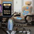 Massage Gaming Chair with Reclining Back Support and Heat Therapy Massage Chairs Tidesmit