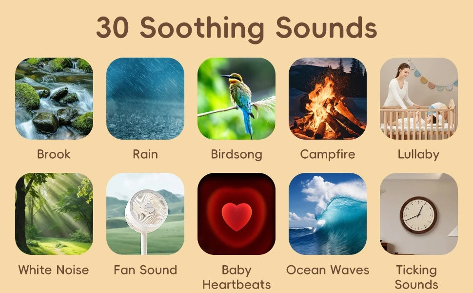 Wake Up Light Sunrise Alarm Clock White Noise Sound Machine Bluetooth Speaker Color Changing Night Lights for Bedroom Ideal Gift