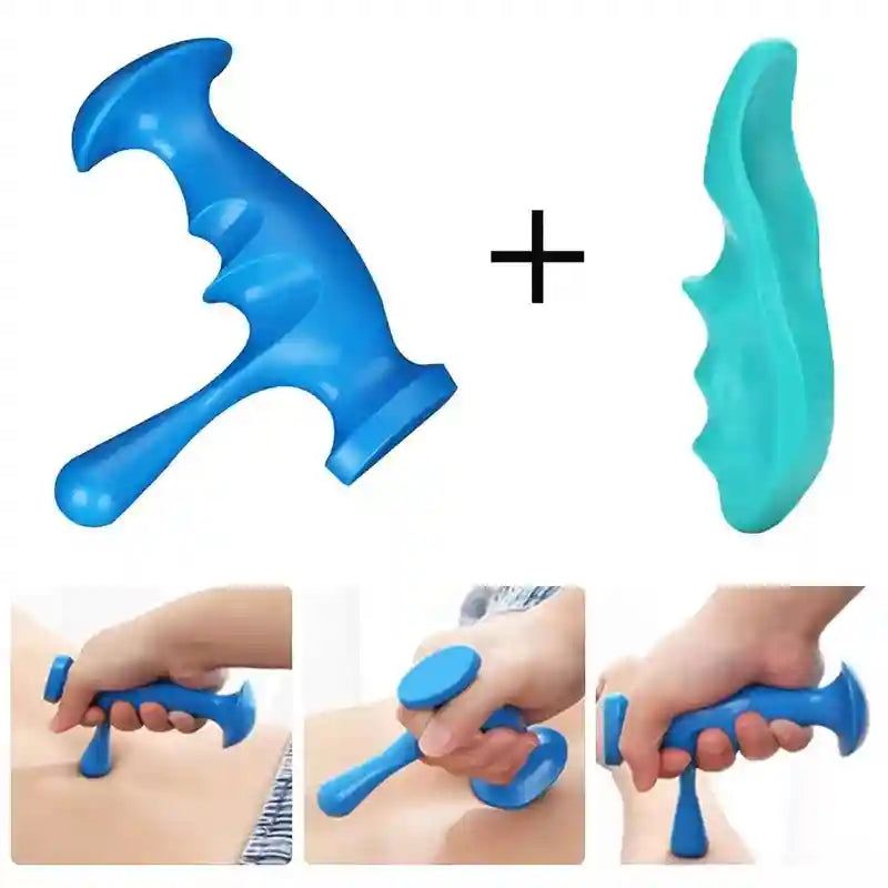 Trigger Point Muscle Massager – Manual Fascia Tool for Muscle Relief Back Massage Instrument Tidesmit