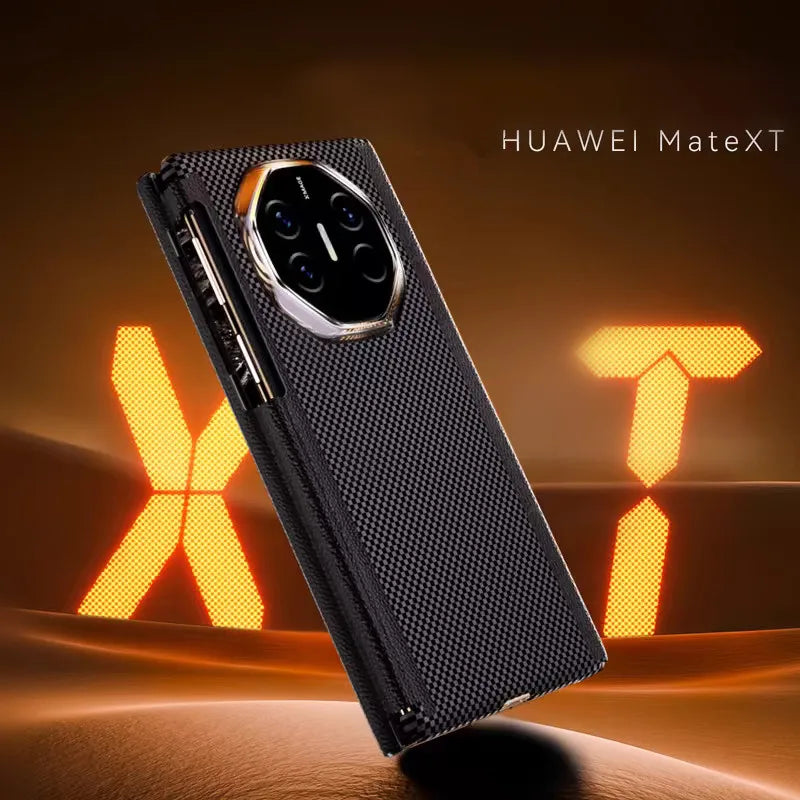 Aramid Carbon Fiber Case for Huawei Mate XT Ultimate - Slim Protection Tidesmit