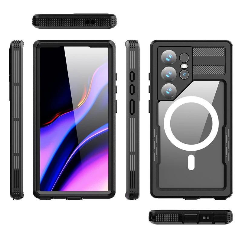 Samsung Galaxy S24 Ultra Waterproof Case - IP68 Military Grade Protection Tidesmit