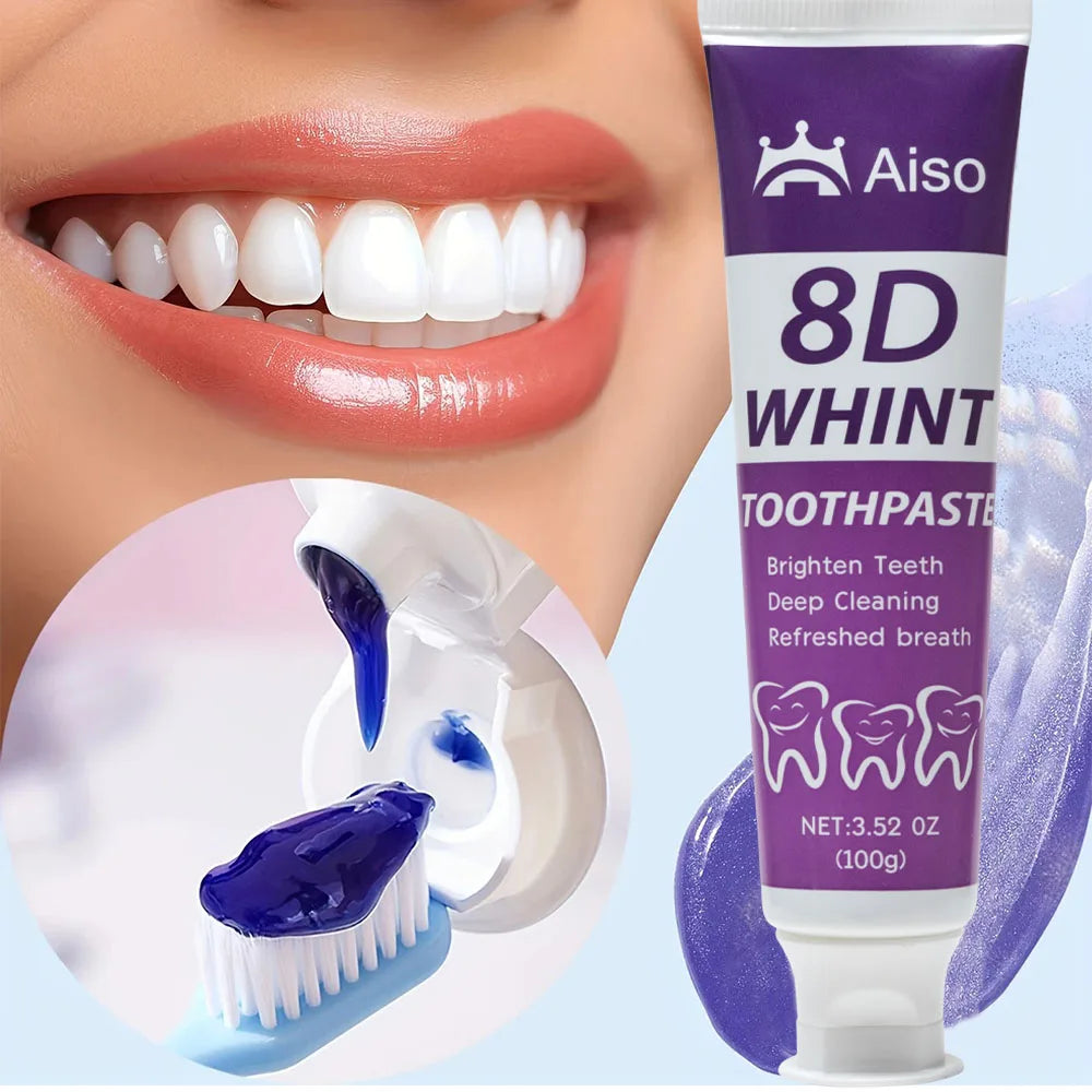 Tidesmit 100g 8D purple toothpaste for deep teeth whitening and fresh breath