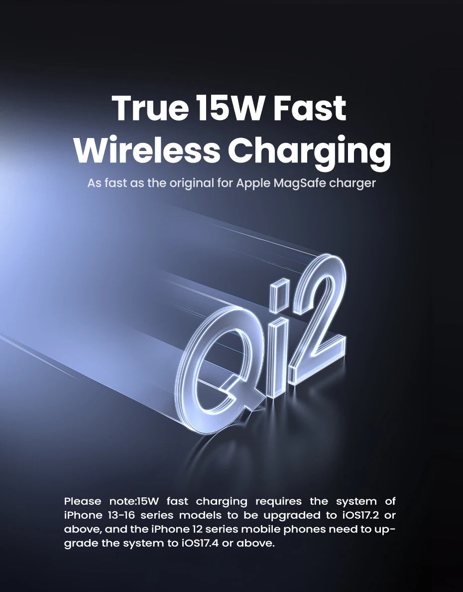 10000mAh Magnetic Power Bank 30W PD Fast Charger for iPhone Tidesmit
