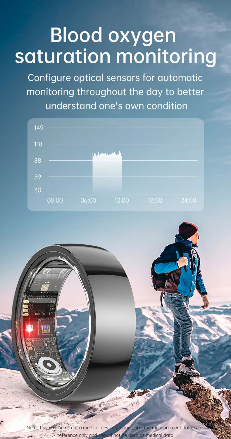 Smart Health Ring – Waterproof Fitness Tracker by Tidesmit Tidesmit