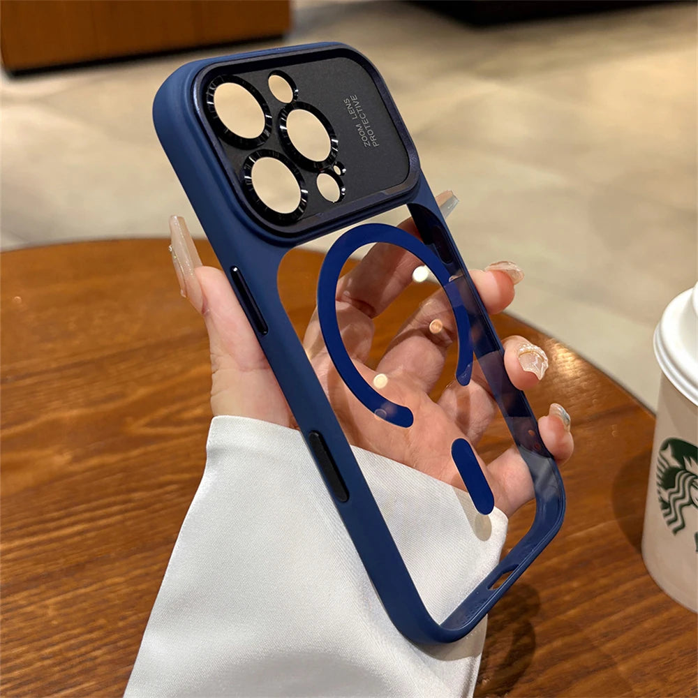 Magnetic iPhone Case with Lens Protection – Slim Military-Grade Cover Tidesmit