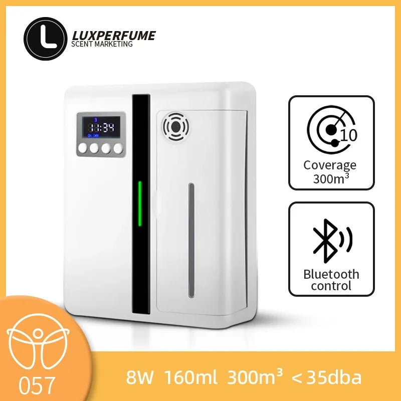 NAMSTE Bluetooth 300m³ Smart Essential Oil Aroma Diffuser Waterless Wall-mounted Aromatherapy Machine 200ml Capacity Home Hotel