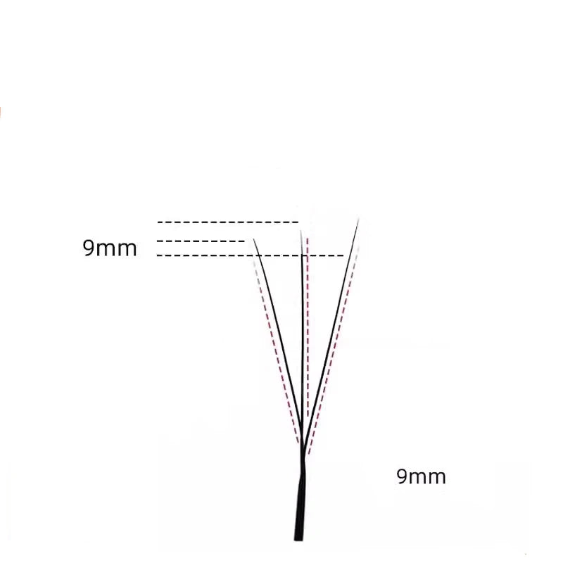 MARIA 3D Narrow W Shape Eyelashes Hand Premium lashes Soft Light Natural Lashes Extension Supplies Makeup Mesh Net Cross