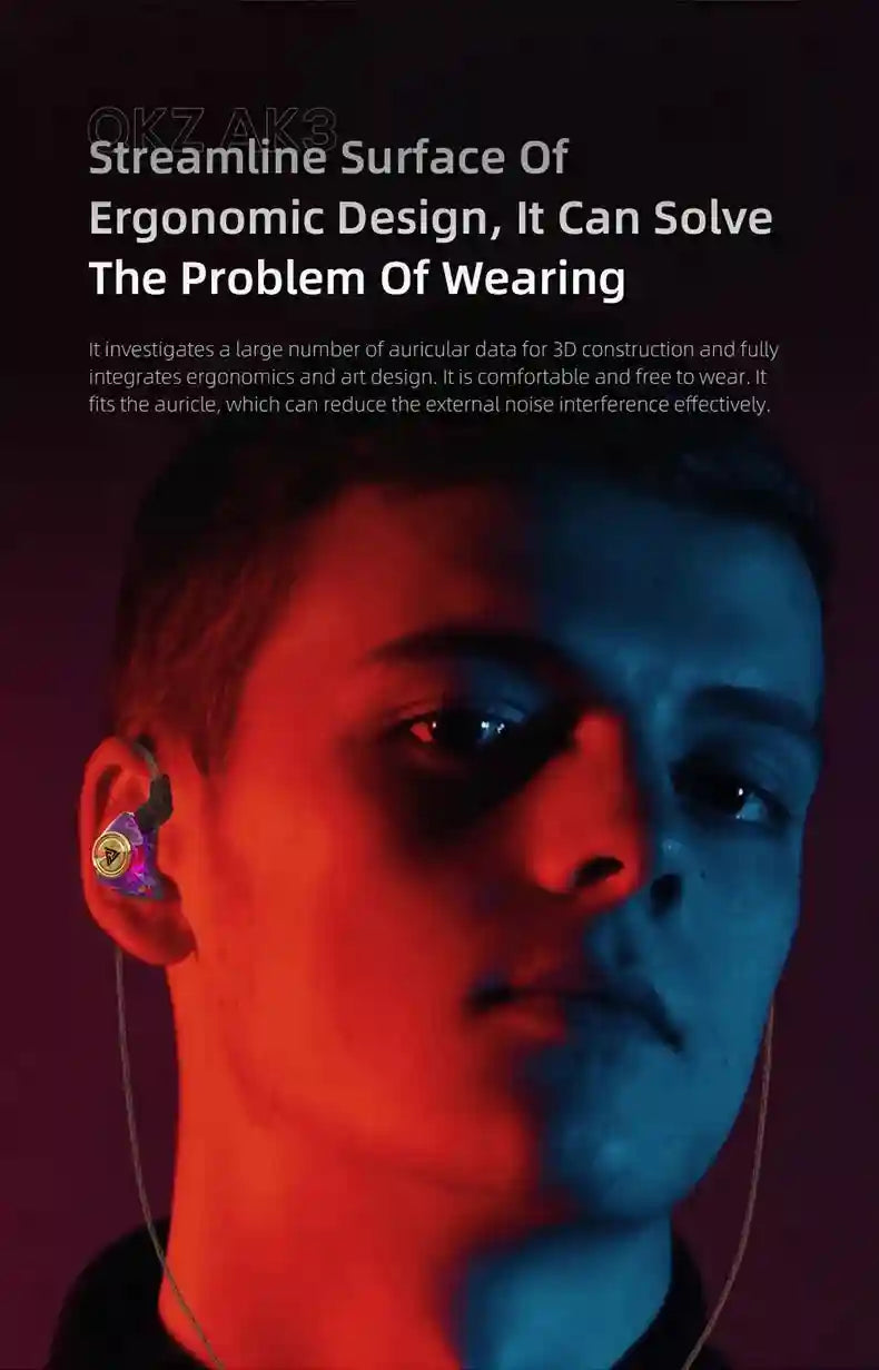 Wired Earbuds with Microphone - Noise Cancelling Bass Headset Tidesmit