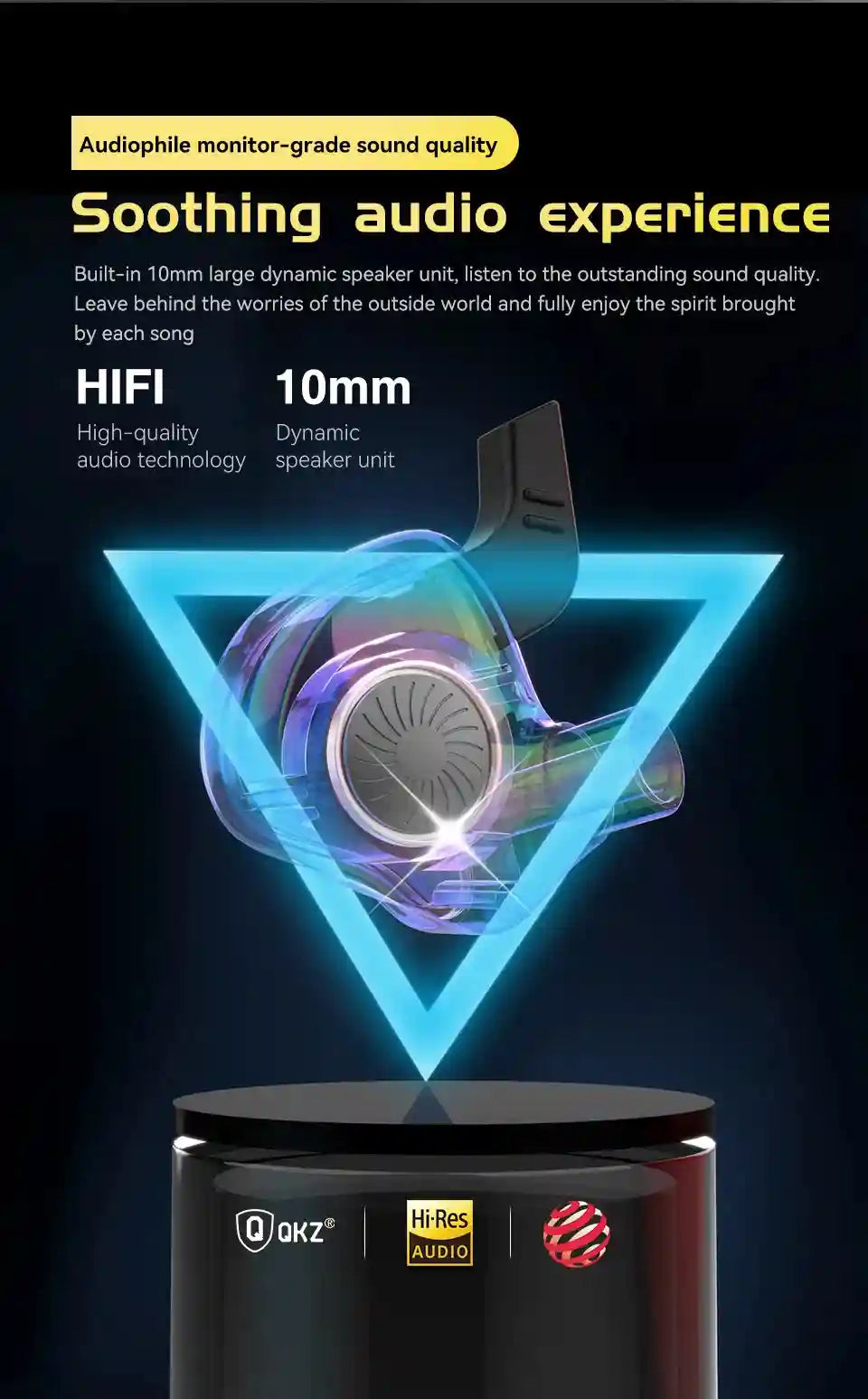 Wired In-Ear Noise Cancelling Headphones - HiFi Sport Audio Tidesmit Tidesmit