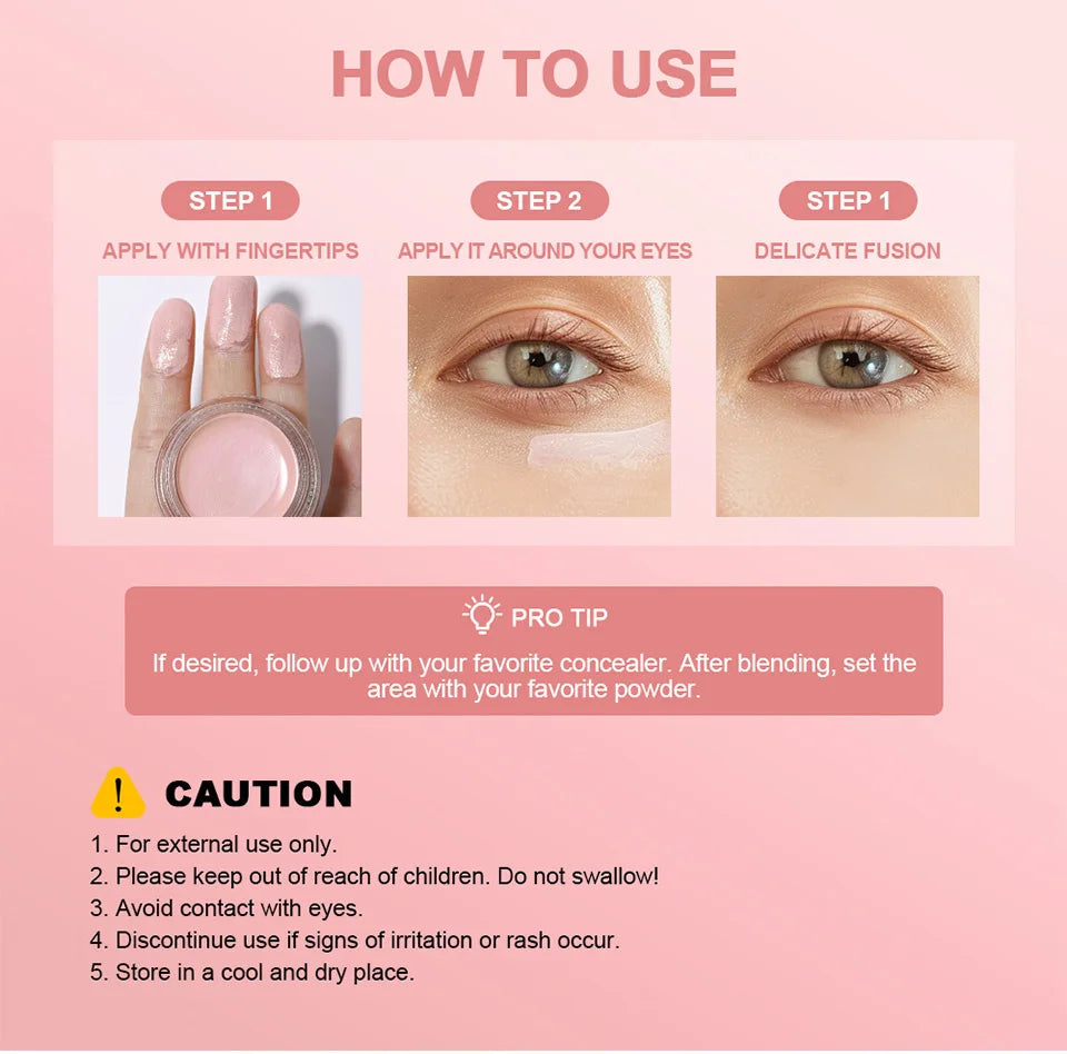 Tidesmit Lakerain hydrating under eye brightener concealer for dark circles medium correction texture close-up