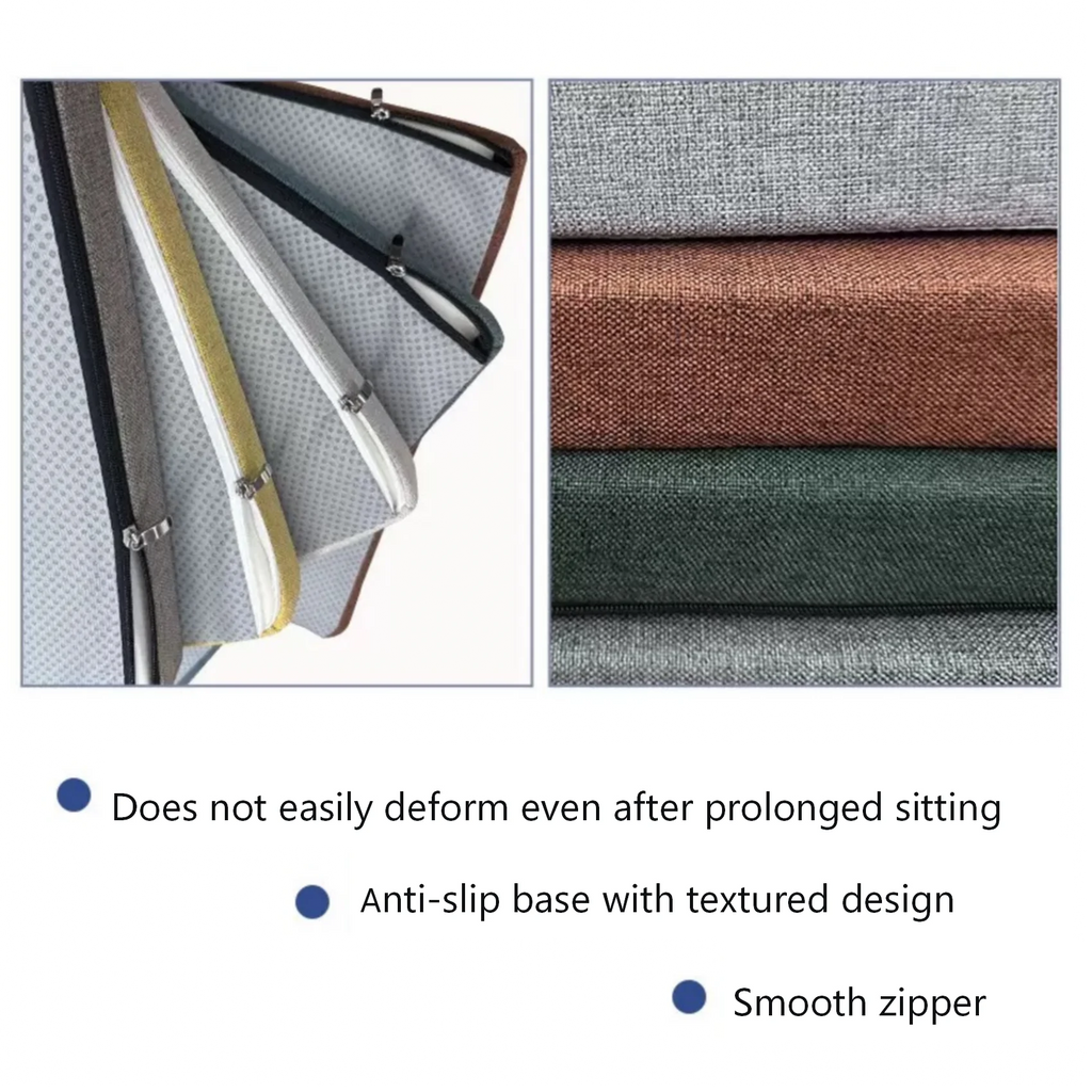 Custom Bench Cushion  Chair Sofa Pads  Indoor Furniture Cushion Personalized Cushions Optional Addition Piping Straps and Ties