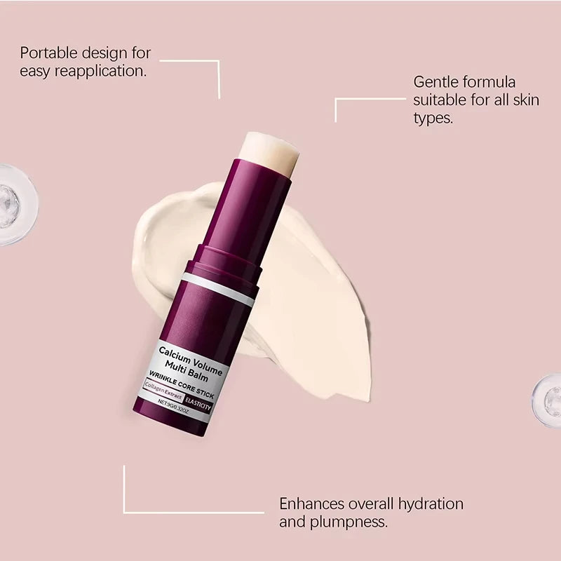 Tidesmit lyp318 collagen multi balm texture detail for anti-wrinkle face and eye moisturizing pre makeup application