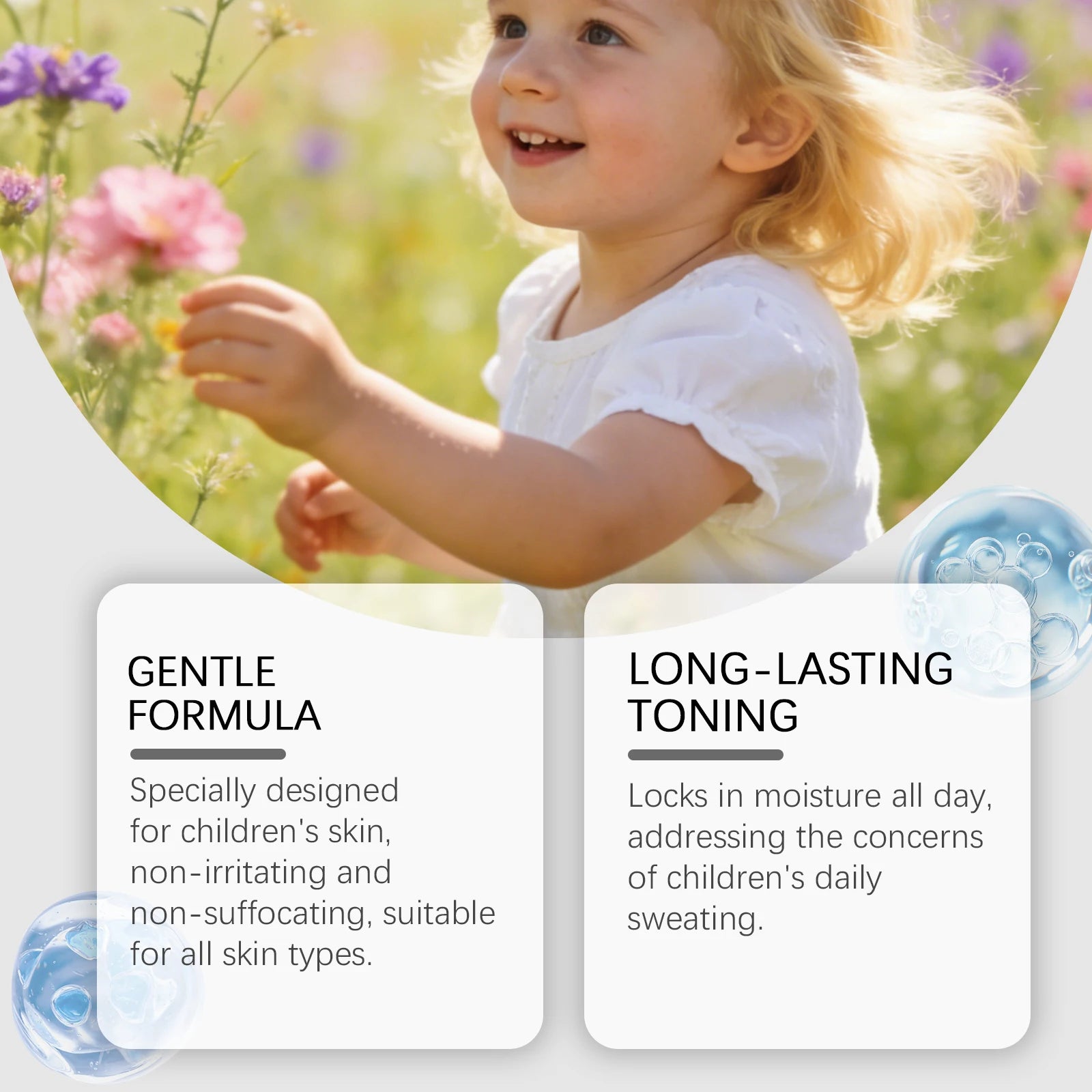 Tidesmit gentle deodorant stick for kids and teens that eliminates underarm sweat and provides lasting dryness.