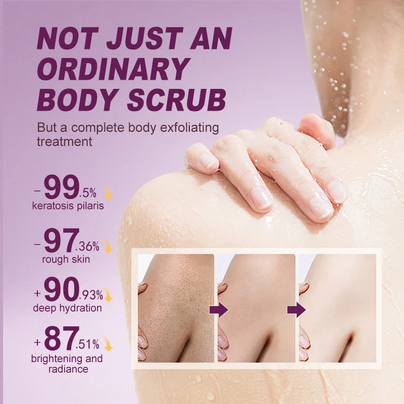 Lavender Body Scrub – Shea Butter Exfoliating Skin Care 500g Scrubs Treatments Tidesmit
