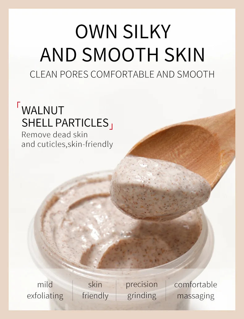 Shea Butter Body Scrub – Natural Exfoliating Skin Polish 100g Scrubs Treatments Tidesmit