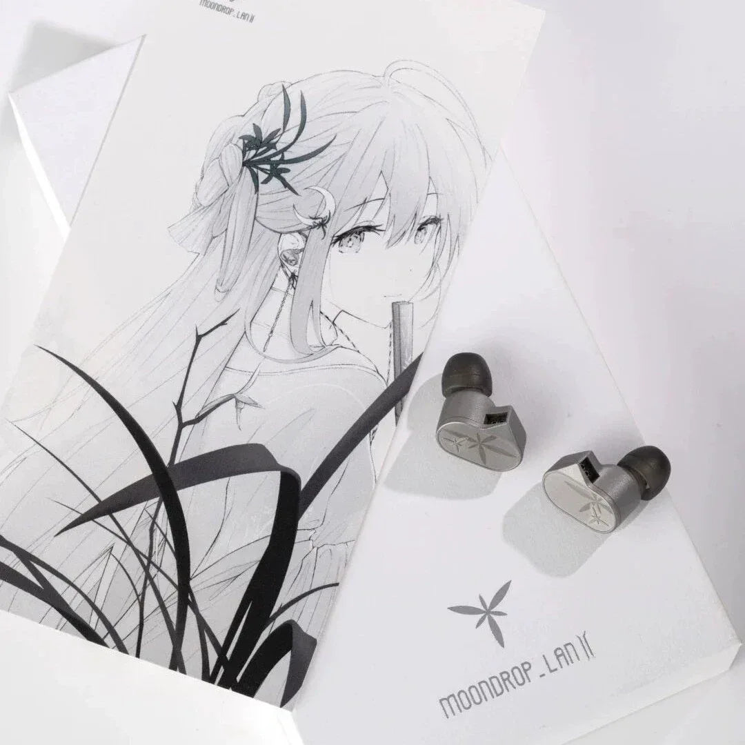 Moondrop LAN 2 HiFi In-Ear Monitors | Dual-Magnetic Driver | Tidesmit REF Tidesmit