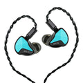 ZiiGaat Arete II Hybrid IEMs | 1DD+4BA Professional Monitors | Tidesmit Blue Tidesmit