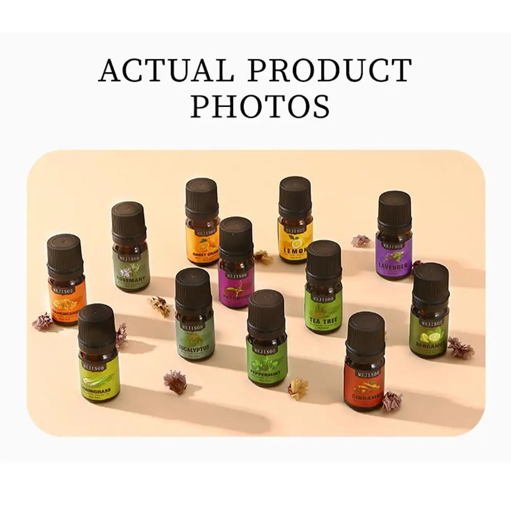 5ml Natural Essential Oils Rosemary Tea Tree Lemon Lavender Lemongrass Eucalyptus Peppermint Sweet Orange Fragrance Oil
