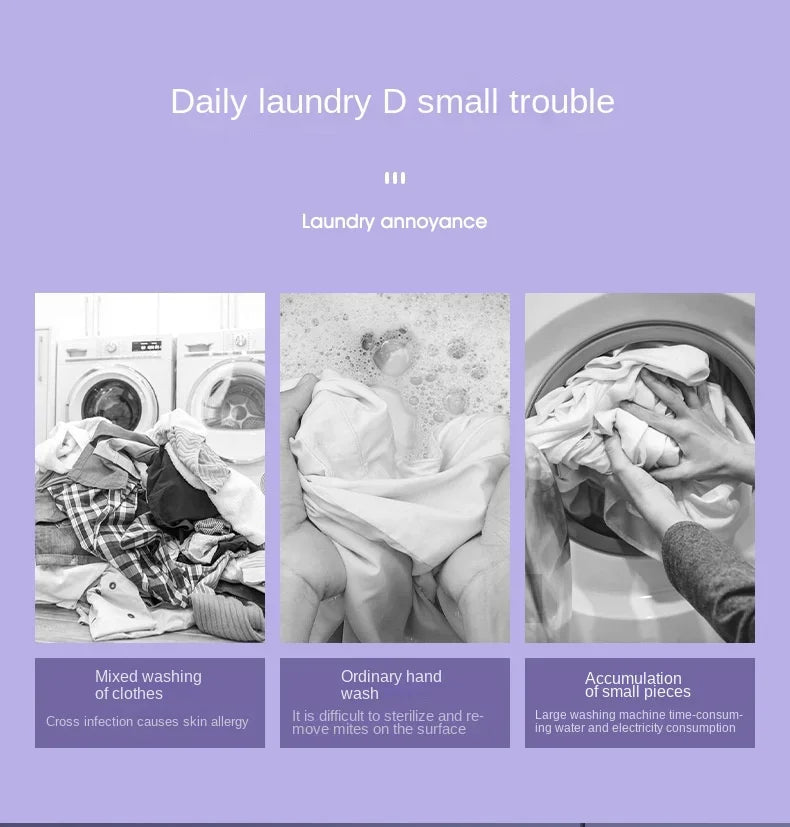 Tidesmit portable foldable washing machine featuring a spin dryer for gentle cleaning of socks and undergarments