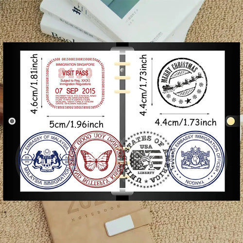 60Pcs Creative Retro Postmark Stickers, Envelope Sealing Stickers, DIY Phone Cases, Notebook, Waterproof Sticker