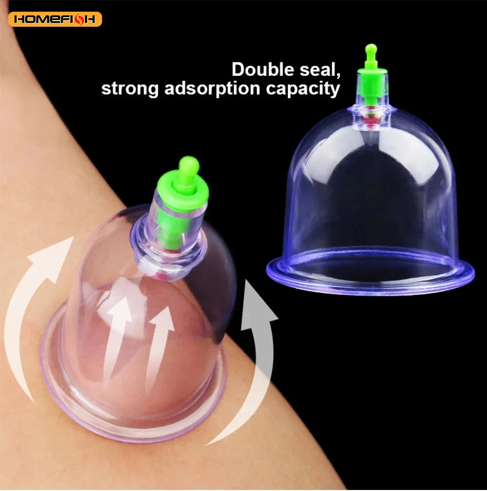 Vacuum Cupping Massage Kit for Deep Tissue and Muscle Recovery Fascia Gun Tidesmit