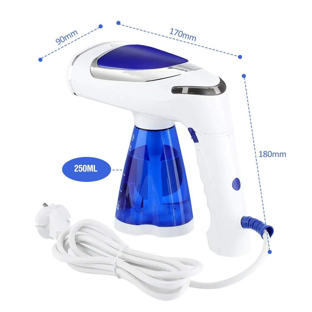 Tidesmit 1600W portable foldable garment steamer for clothes showing compact design for travel and home use