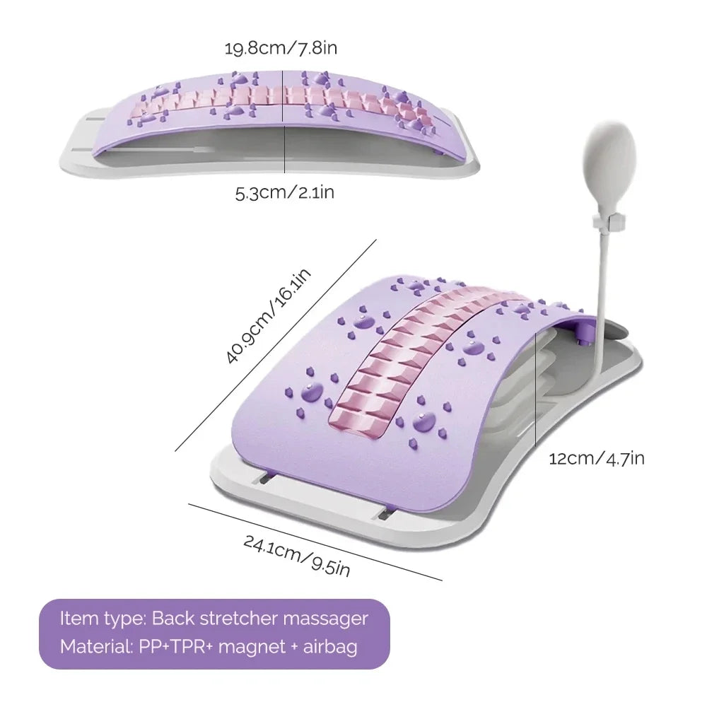 Electric Back Massager with Airbag Support & Heat Therapy Back Massage Instrument Tidesmit