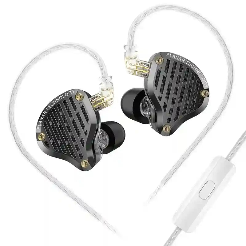 KZ PR3 Planar Magnetic IEMs - High-Fidelity Wired Studio Monitors PR3 with mic Tidesmit