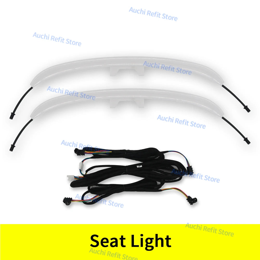 Mercedes-Benz W205 Ambient LED Vents - 64-Color Lighting Kit Seat Light Tidesmit