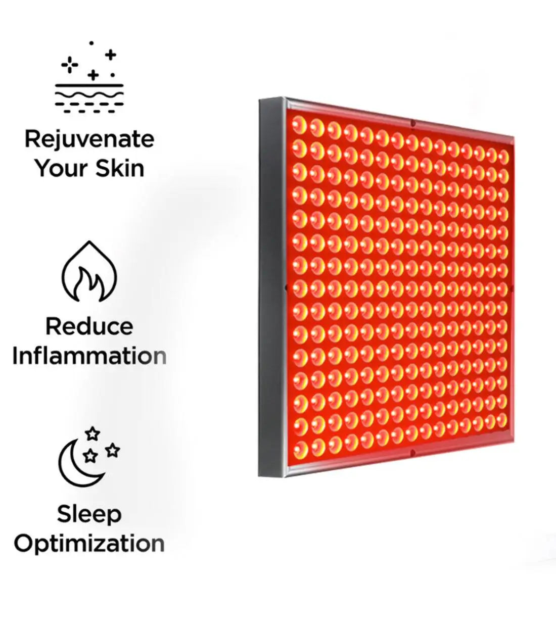 LED Red Light Therapy Panel 660nm 850nm Full Body for Facial Anti Aging Skin Care Beauty Pain Relief Muscles Joint Improve sleep