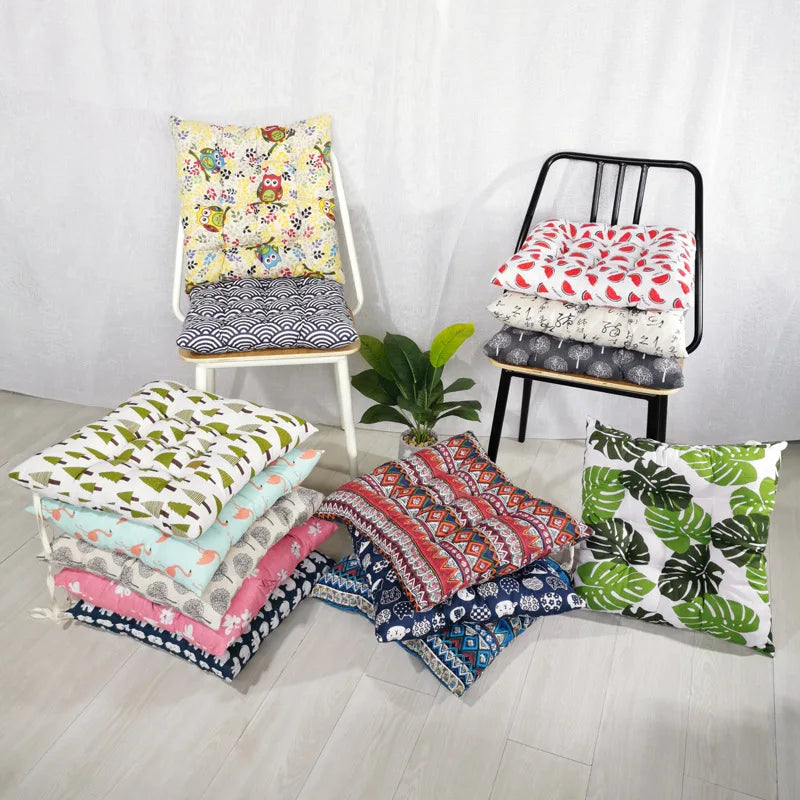 Simple Cotton and Linen Cushions Office Chair Cushions Soft and Comfortable Living Room Sofa Tatami Cushions Floor Cushion