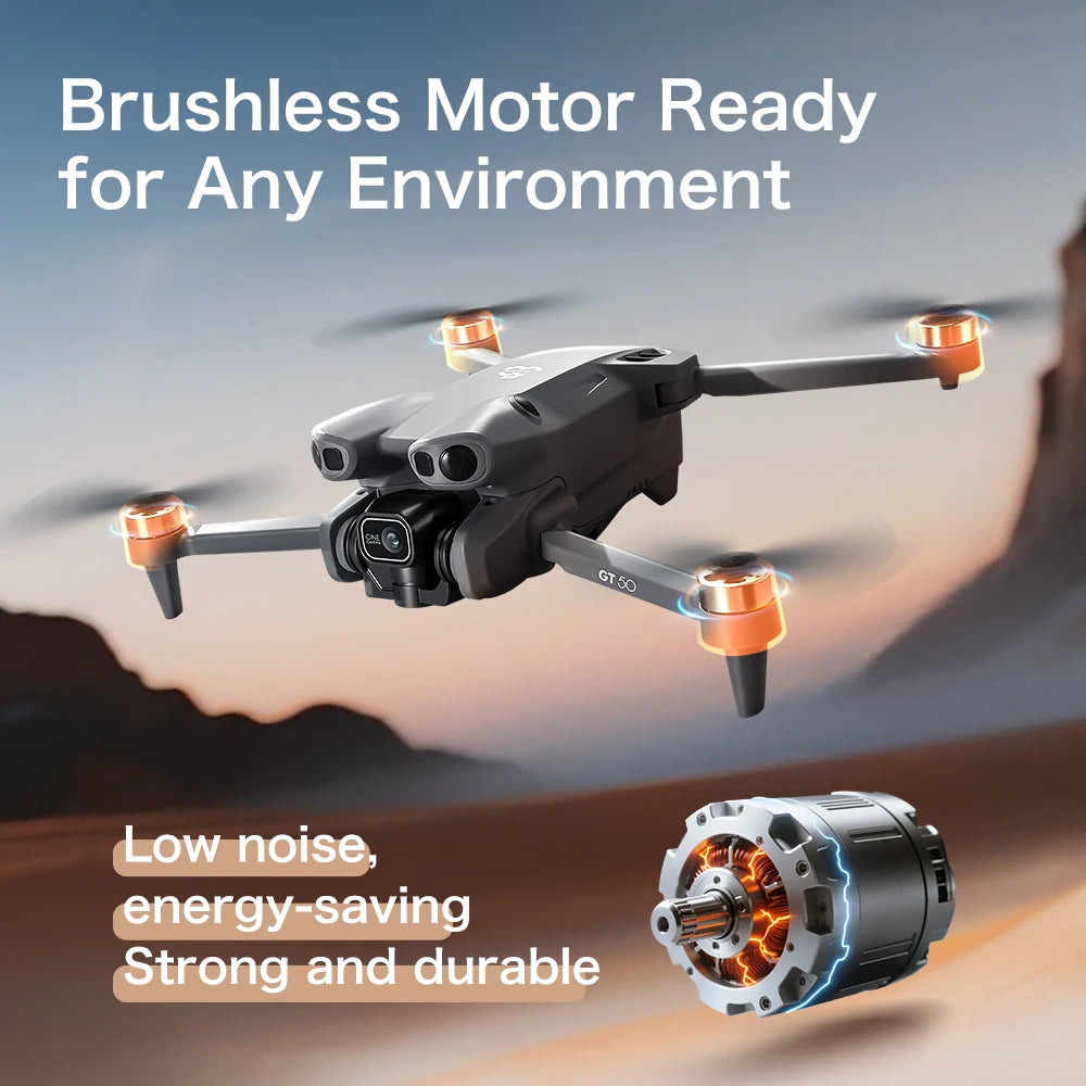 4K Camera Drone with GPS - Foldable Brushless RC Quadcopter by Tidesmit Tidesmit