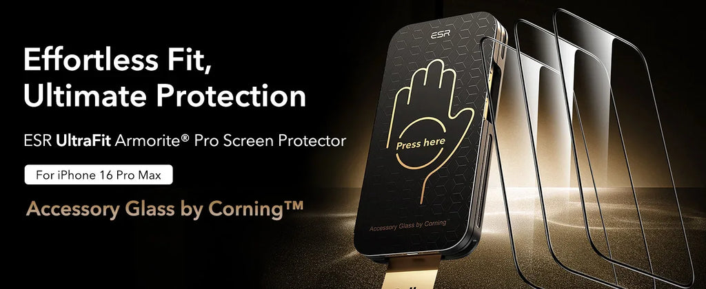 iPhone 16 Pro Max Screen Protector 3 Pack - 9H Tempered Glass Tidesmit