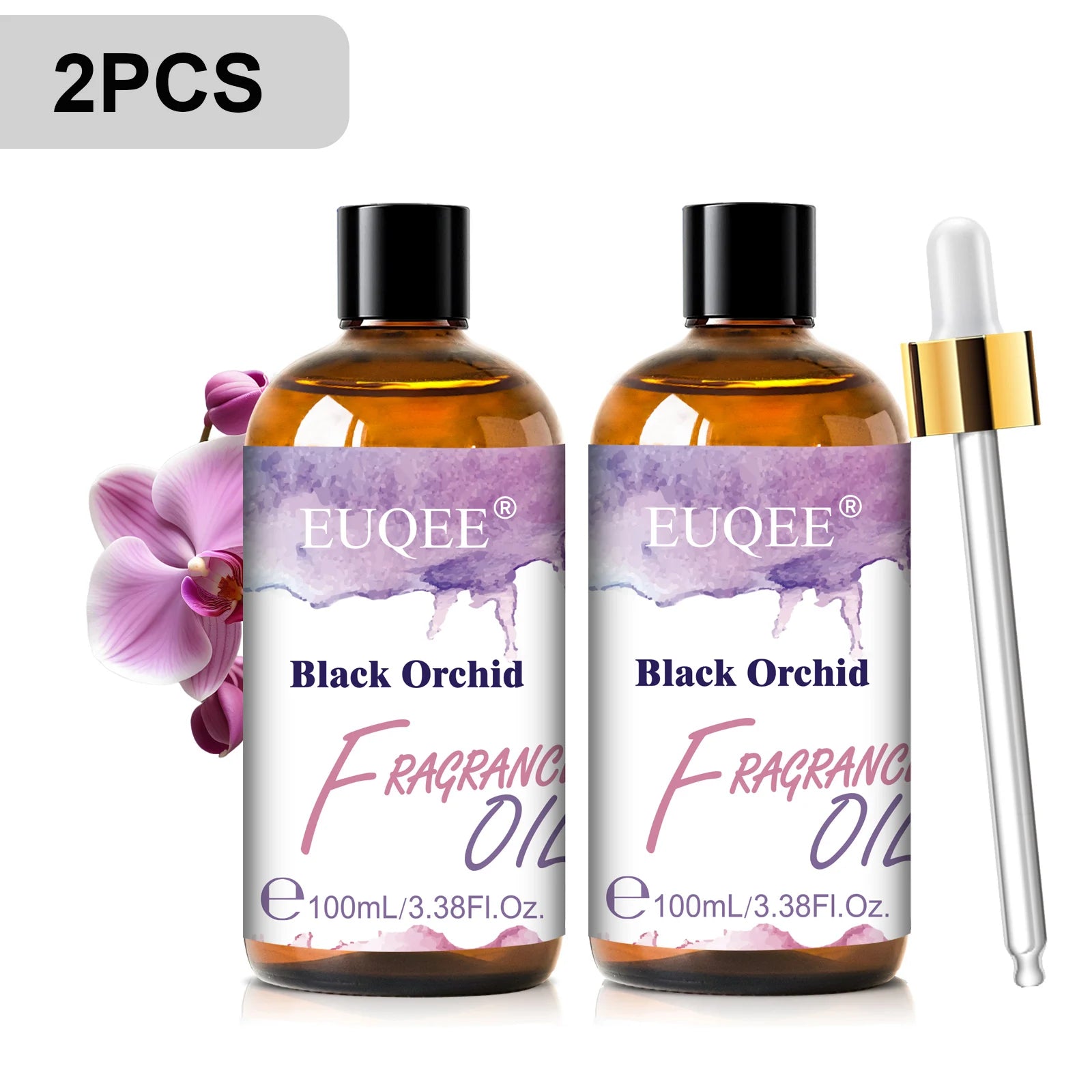 EUQEE 100ml Premium Fragrance Oil Coconut Vanilla White Musk Freesia Aroma Fragrance Oils For Diffuser Humidifier Candle Making