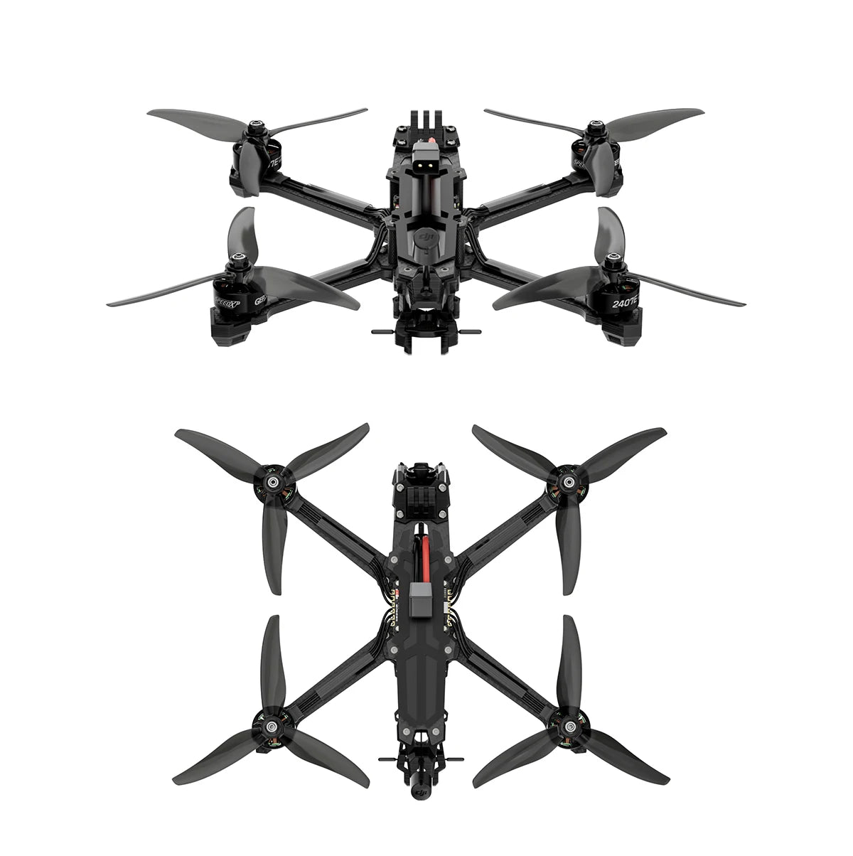 FPV Freestyle Drone 5 Inch Analog X-Frame ELRS System by Tidesmit Tidesmit