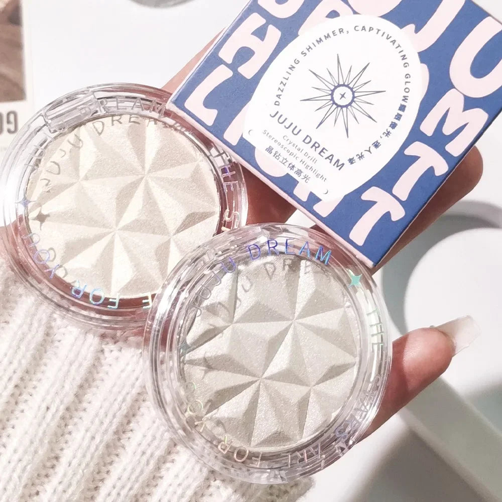 Tidesmit Shimmer Glow Highlighter palette shade swatch showing radiant long-lasting glow for face makeup